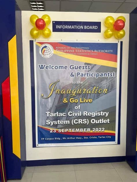 psa tarlac photos|Local Civil Registry Directory .